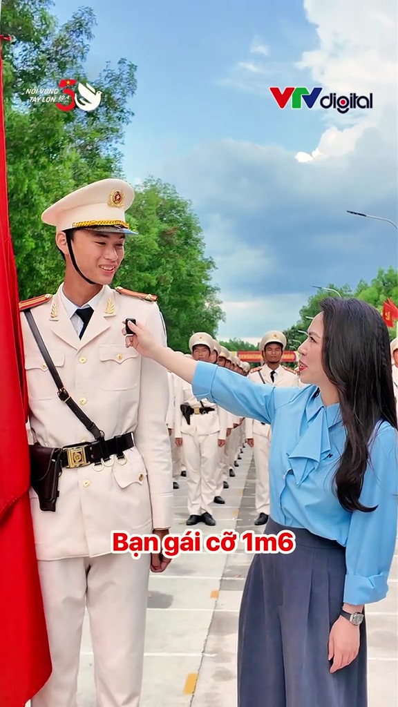 Chiến sĩ đội diễu binh cao 1m93 tiết lộ về gu bạn gái trên TikTok VTV24 thu hút 1,1 triệu người- Ảnh 3.