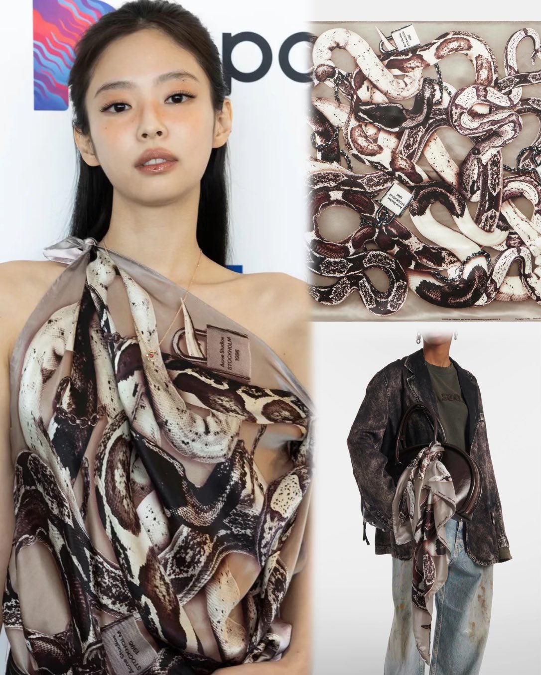 Độc lạ Jennie: 3 lần "chế" khăn theo c&aacute;ch hiếm ai ngờ- Ảnh 4.