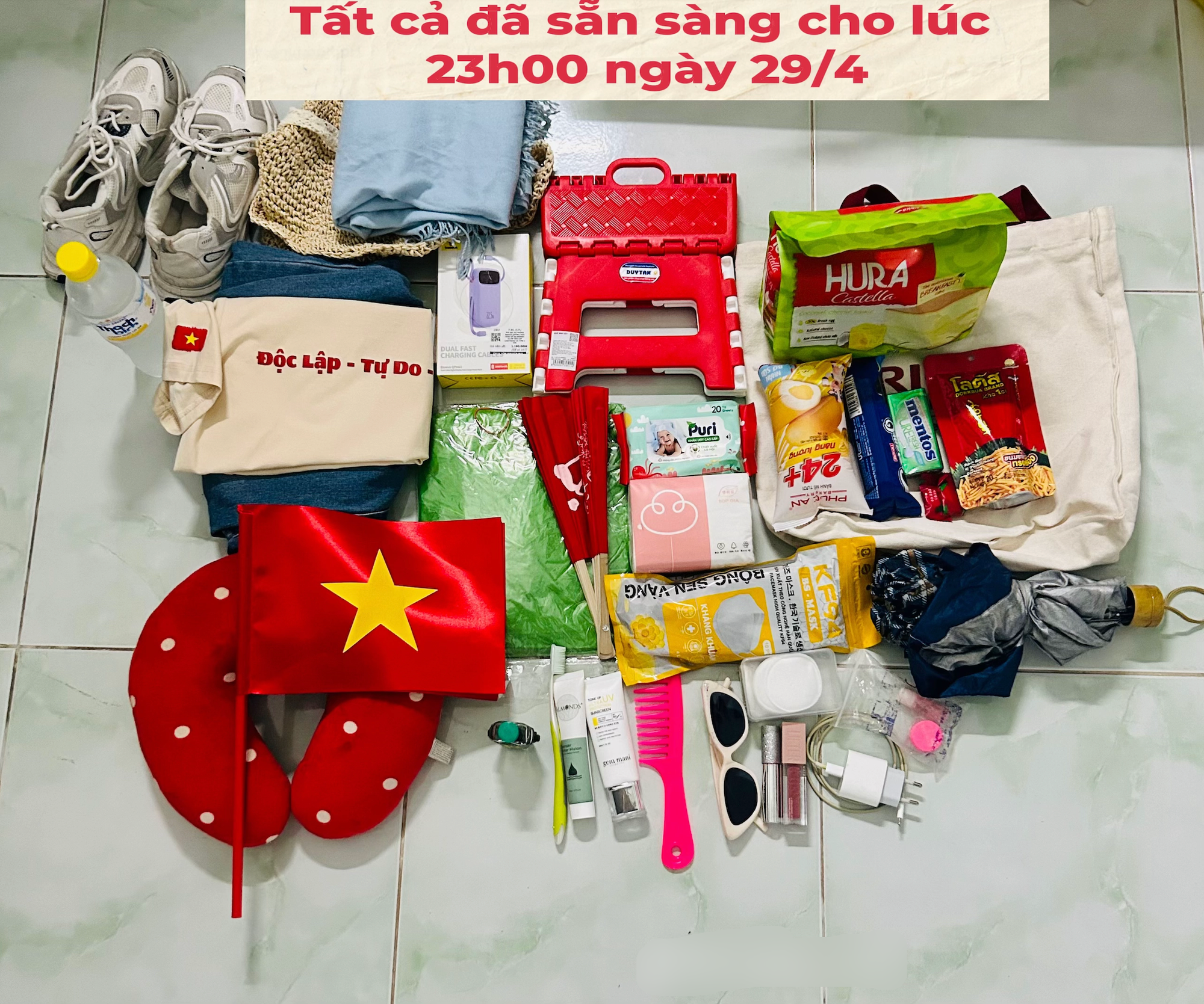 Mở túi đồ của hội đi camp "concert quốc gia" qua đêm: Bất ngờ với những thứ bên trong- Ảnh 3.