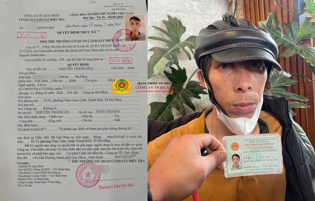 Bắt Nguyễn Thành Đức - Đối tượng truy nã nguy hiểm sau 9 tháng lẩn trốn- Ảnh 1.