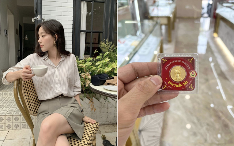 "Thế hệ cợt nhả" mê vàng, tháng nào cũng phải cố mua 1 chỉ: "Có vàng trong người, bớt ăn chơi cũng thấy vui"- Ảnh 1.