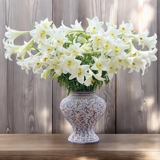 Th&aacute;ng 4 về, chị em rủ nhau khoe b&igrave;nh hoa loa k&egrave;n đẹp rực rỡ, đỉnh nhất vẫn l&agrave; căn nh&agrave; với 2.000 b&ocirc;ng hoa- Ảnh 30.