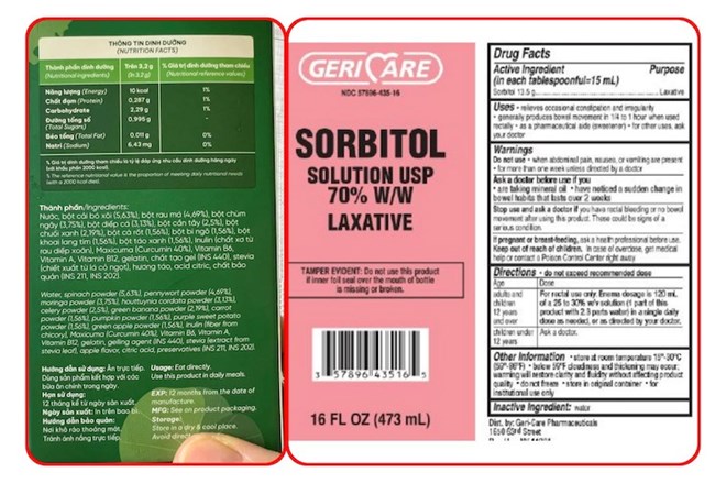 Kẹo rau củ KERA chứa 33% Sorbitol - nguyên liệu làm thuốc xổ: Dùng quá liều sẽ gây nguy hại thế nào?- Ảnh 2. Kẹo rau củ KERA chứa 33% Sorbitol - nguyên liệu làm thuốc xổ: Dùng quá liều sẽ gây nguy hại thế nào?- Ảnh 2.