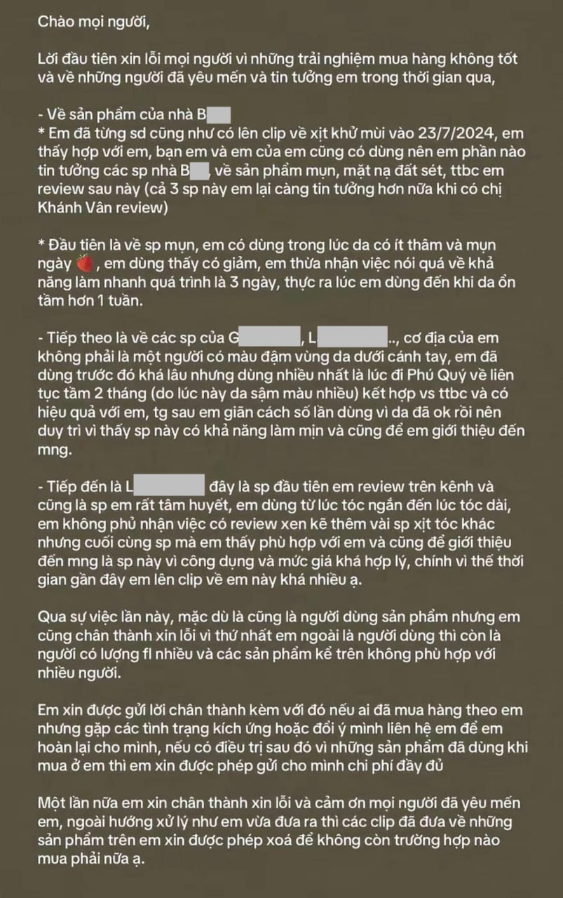 "Bé Mèo Nhỏ Mít Ướt" có 1,1 triệu followers xin lỗi vì bị phát hiện thổi phồng công dụng sản phẩm để bán hàng- Ảnh 2.