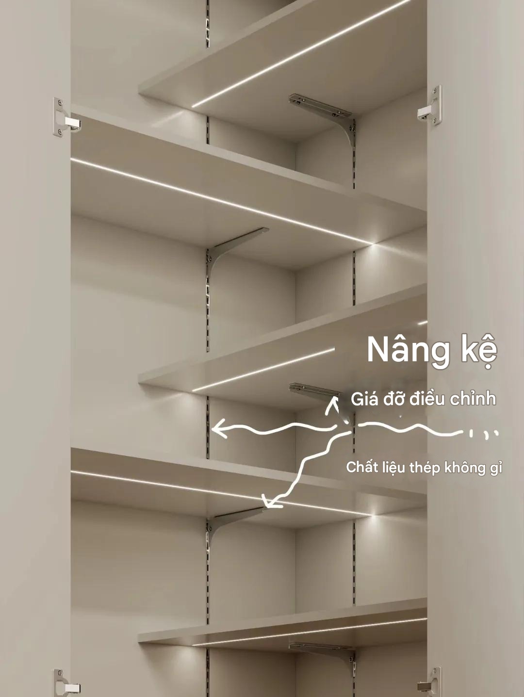 Thứ cất giấu sau c&aacute;nh cửa tủ 