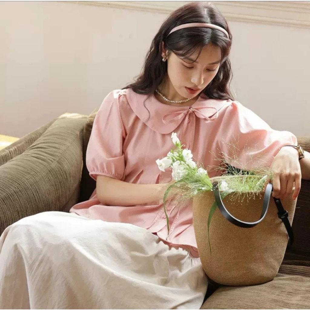 6 bản phối áo cổ Peter Pan khiến con gái châu Á lẫn trời Tây mê mẩn: Xinh, mát và thanh lịch!- Ảnh 16.