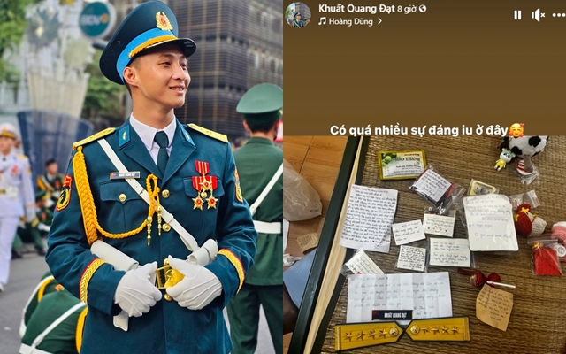Các chiến sĩ tham gia diễu binh, diễu hành 30/4 bắt đầu "xả ảnh" lên MXH: Thanh xuân rực rỡ quá- Ảnh 4.