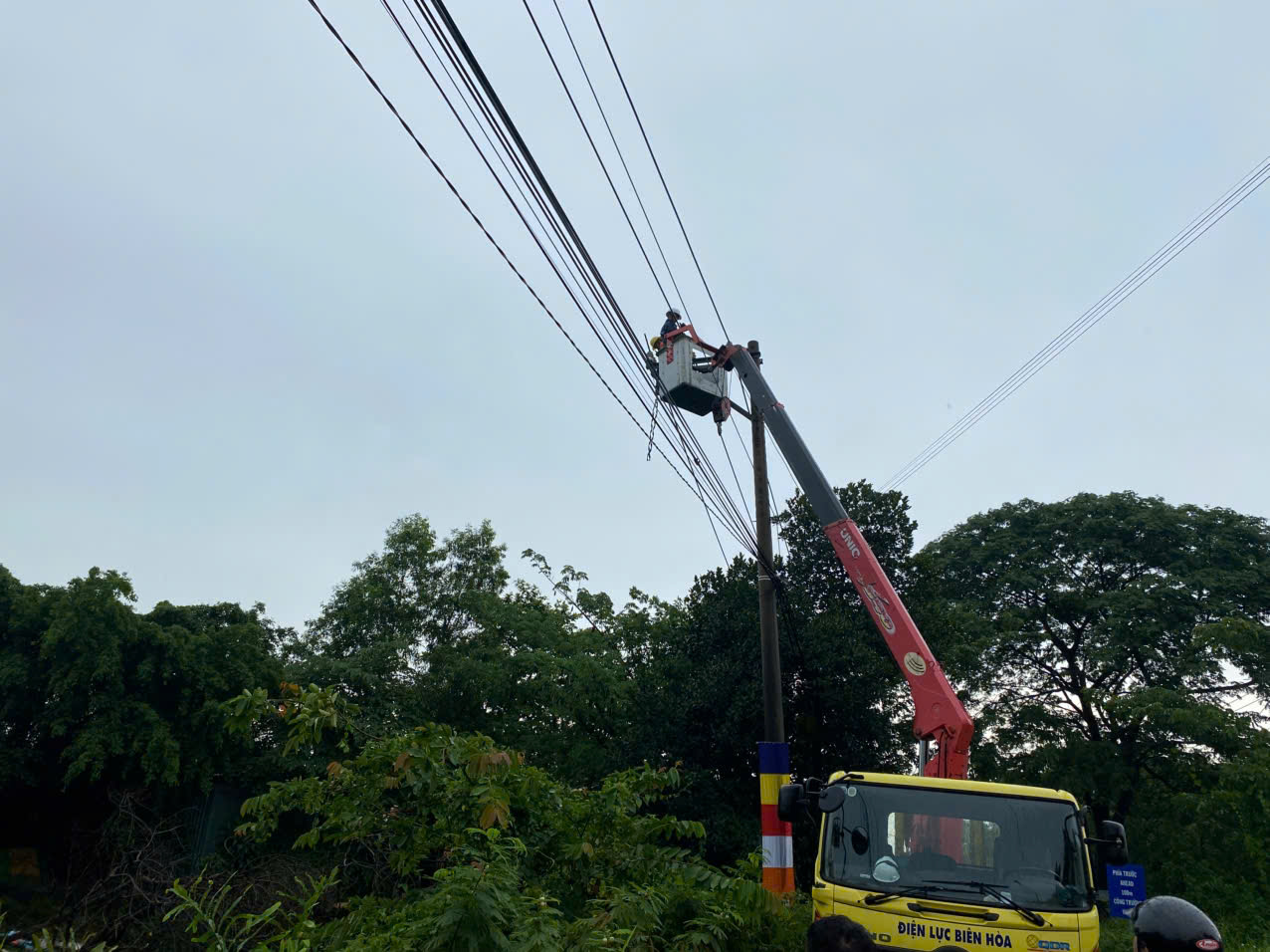 Đồng Nai: Đến trưa 10-5, sau ngập sâu, cây ngã, xe lật là tình trạng mất điện ở nhiều nơi- Ảnh 3.