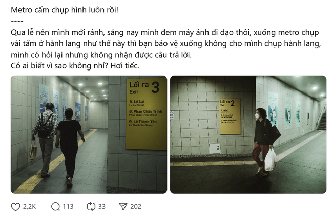 Thực hư Metro số 1 cấm chụp ảnh: Địa điểm sống ảo đình đám của giới trẻ TP.HCM có còn tự do check-in?- Ảnh 1.