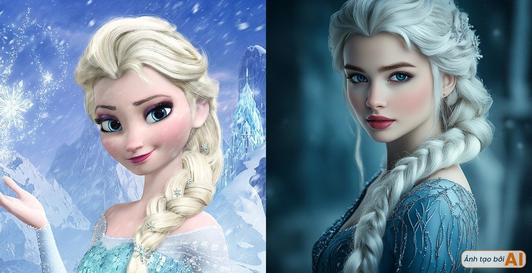 Sốc visual công chúa Disney hoá người thật: Elsa - Lọ Lem cỡ này thì bản gốc phải Sốc visual công chúa Disney hoá người thật: Elsa - Lọ Lem cỡ này thì bản gốc phải