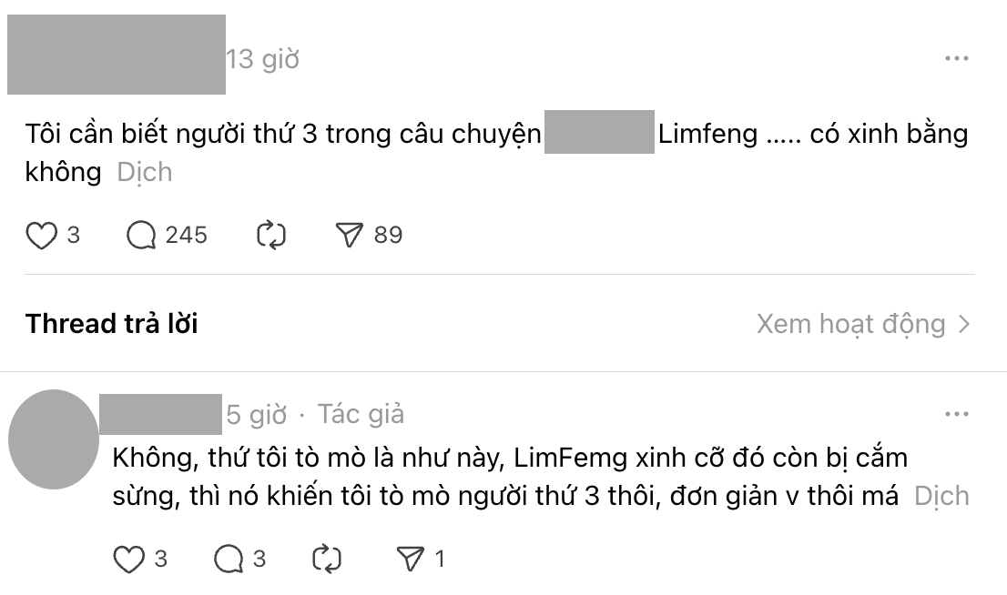 "Xinh cỡ Lim Feng còn bị cắm sừng": Quan điểm độc hại gì thế này?- Ảnh 3.