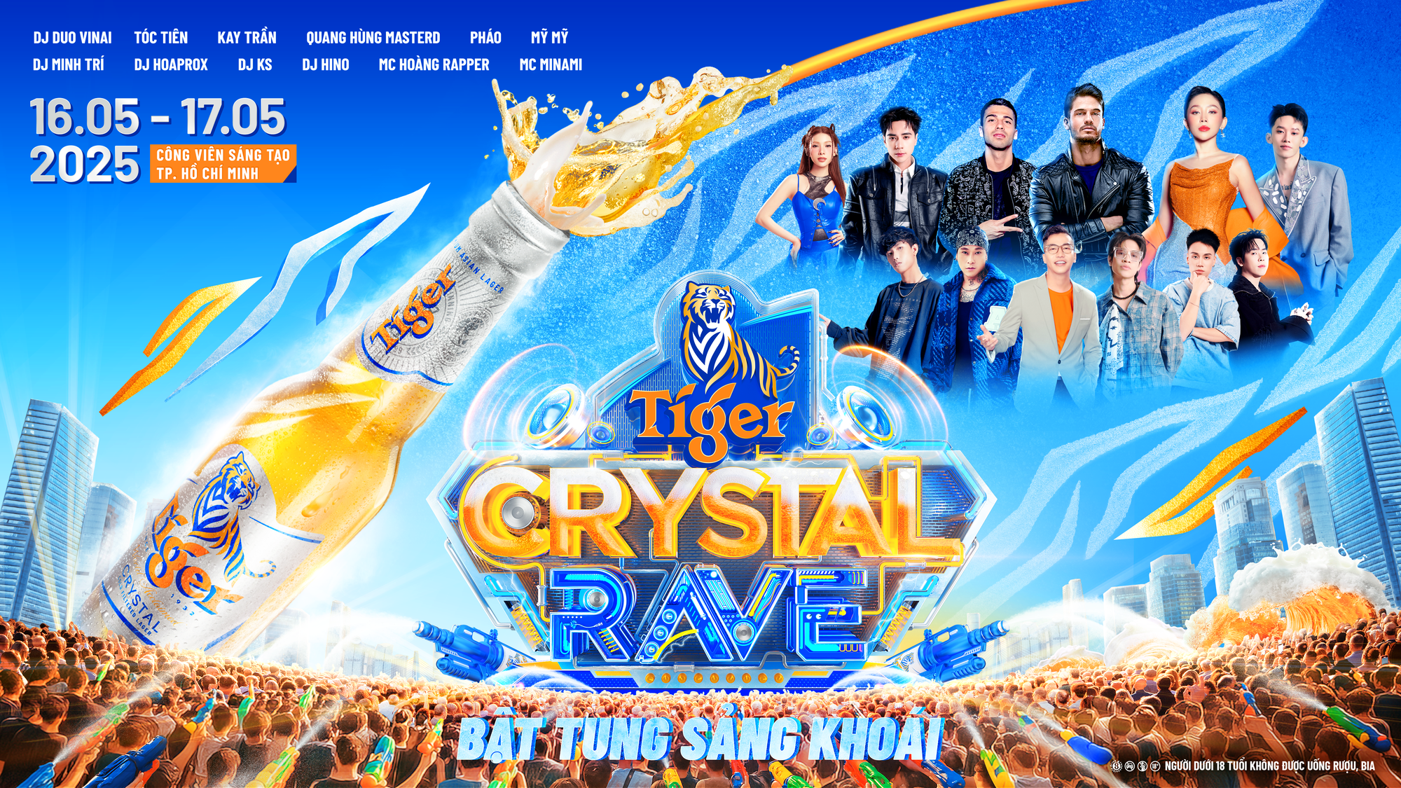 Tiger Crystal Rave nóng hừng hực khi loạt sao “quẩy” concert do fan góp phần tạo nên- Ảnh 5. Tiger Crystal Rave nóng hừng hực khi loạt sao “quẩy” concert do fan góp phần tạo nên- Ảnh 5.
