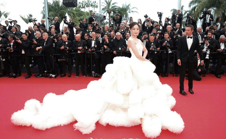 Sao Trung Quốc mặc hở bị bảo vệ mời rời khỏi thảm đỏ Cannes- Ảnh 5.