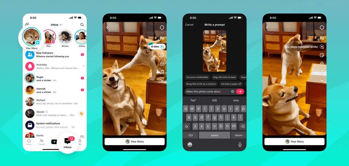 TikTok ra mắt tính năng biến ảnh thường thành video chỉ bằng một dòng mô tả- Ảnh 1.
