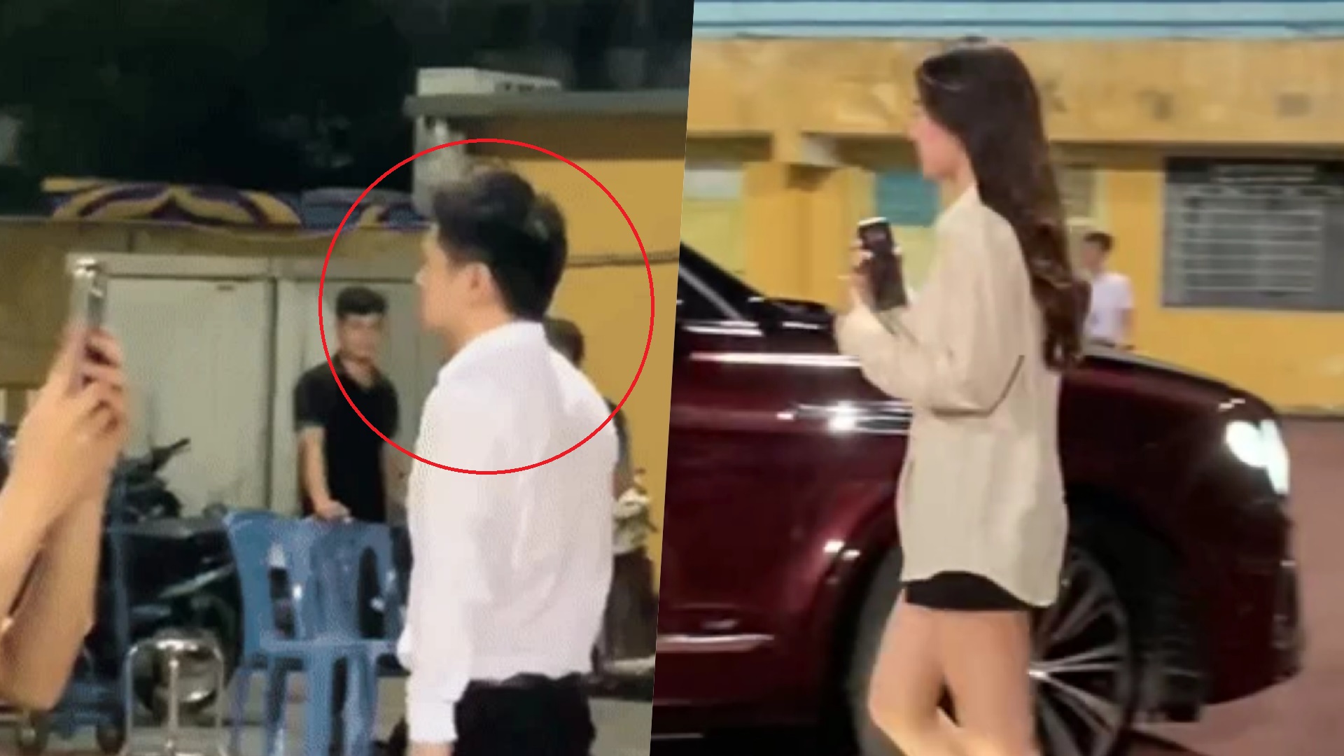 Tranh cãi chủ tịch CLB Hà Nội thờ ơ với hoa hậu Đỗ Mỹ Linh, khoảnh khắc này giải oan cho con trai bầu Hiển- Ảnh 1.