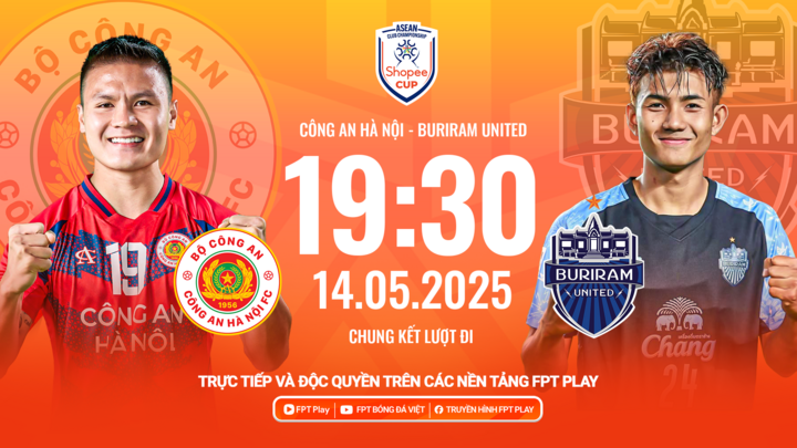 Xem trực tiếp CLB Công an Hà Nội vs Buriram United ngày 14/5 trên kênh nào?- Ảnh 1.