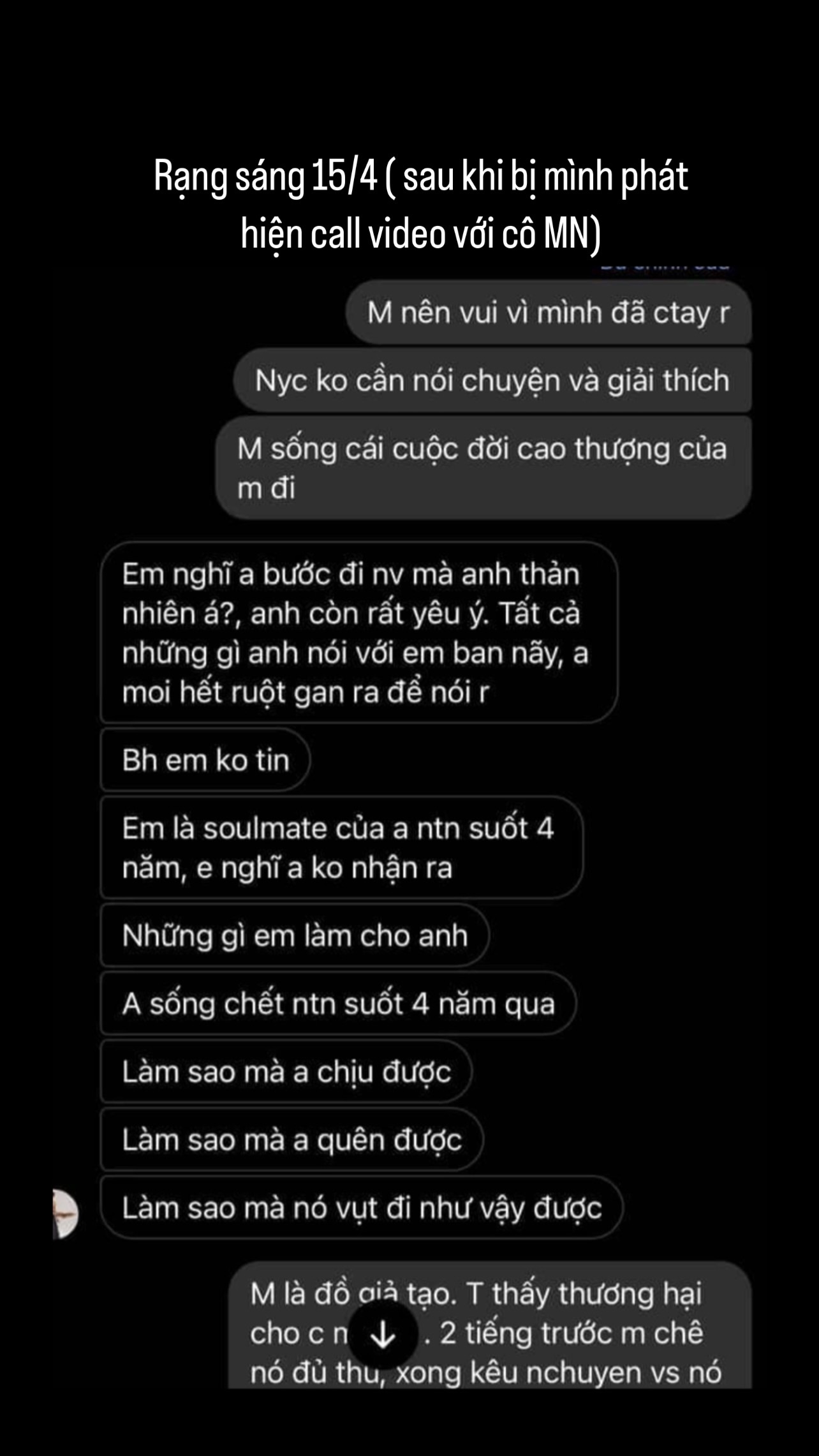 Lim Feng tiếp tục vạch mặt bạn trai tên W ngoại tình: Tung đoạn ghi âm gây sốc- Ảnh 3.
