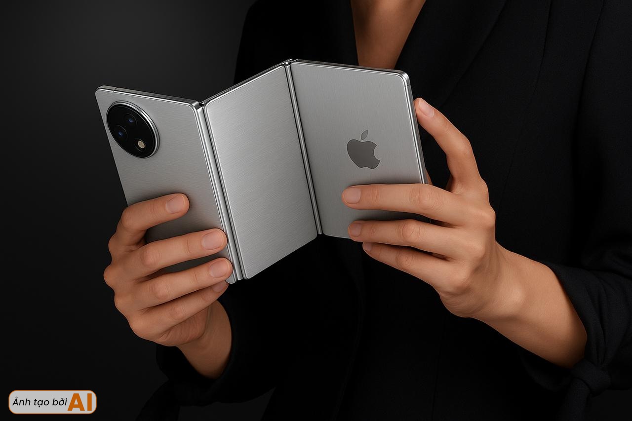 iPhone mà gập ra gập vô như Samsung thì sẽ ra sao? Loạt viễn cảnh sử dụng khiến bạn phải thốt lên “Trời ơi, tới công chuyện”- Ảnh 4.