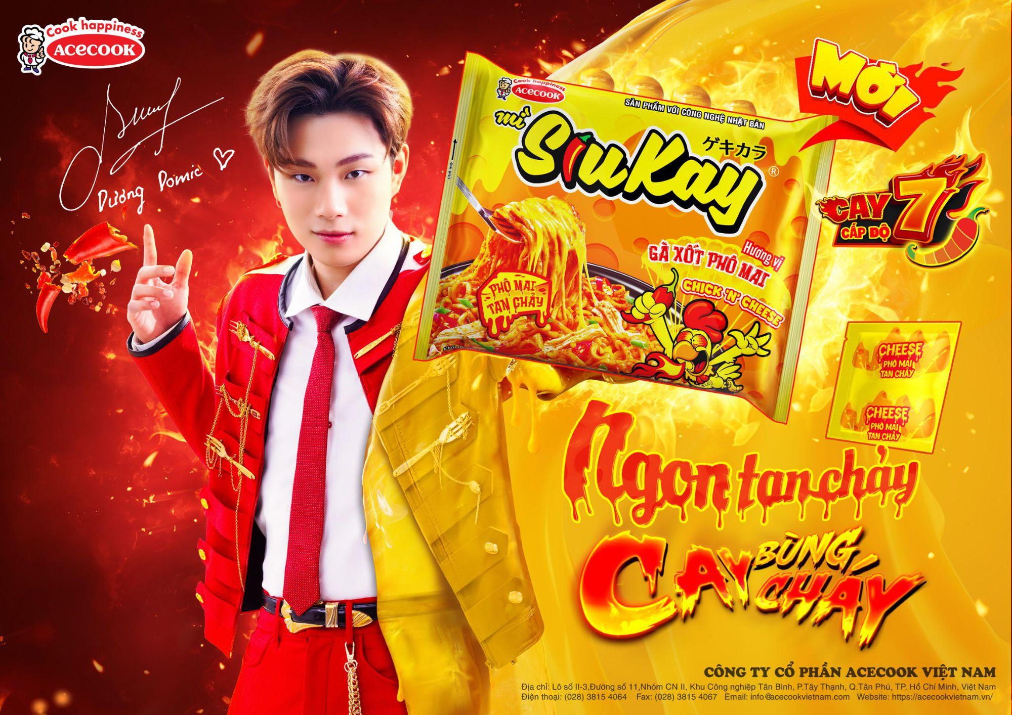 Hot rần rần mì Siukay Gà xốt phô mai phiên bản mới: Ngon tan chảy, cay bùng cháy!- Ảnh 2.