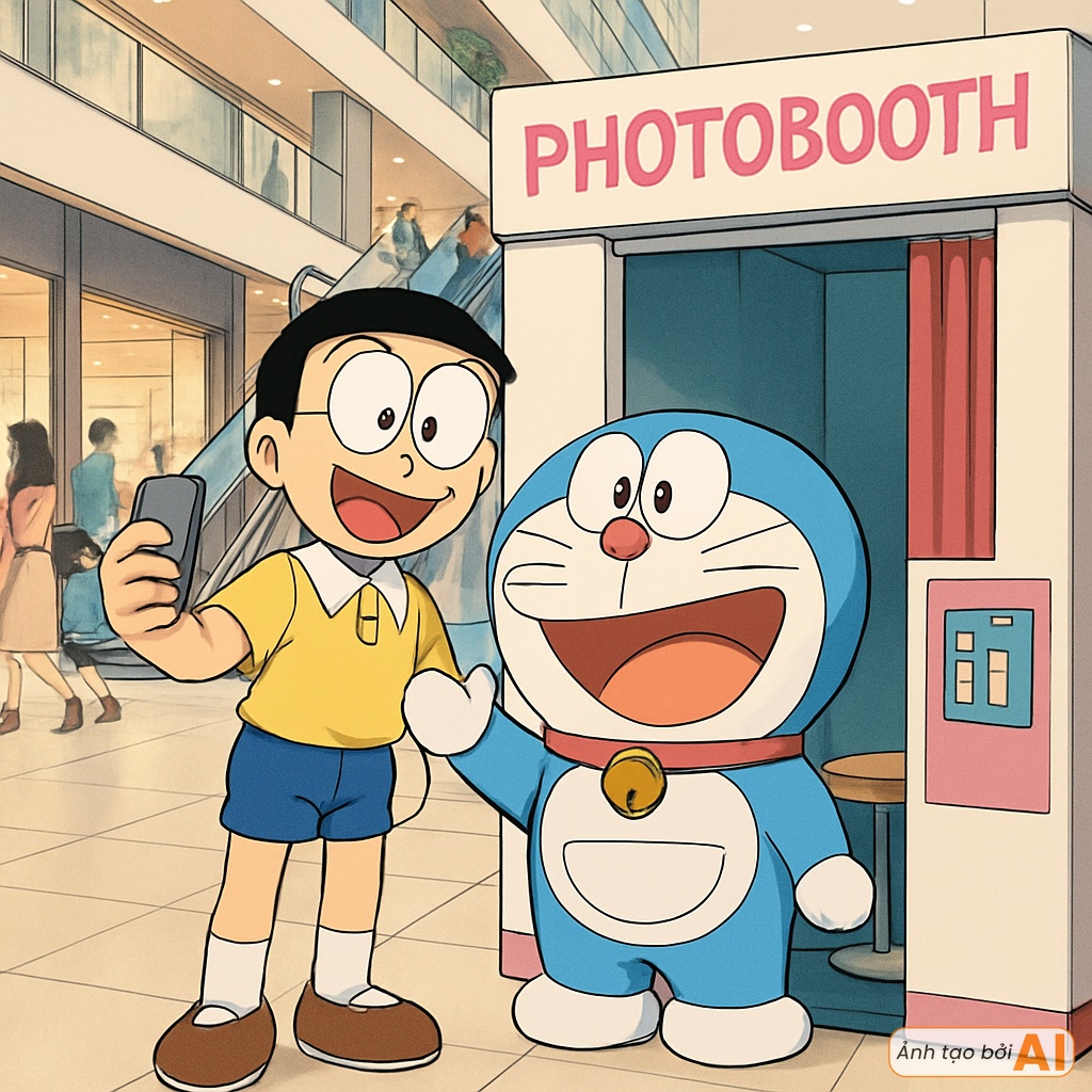 Khi các nhân vật trong Doraemon đến Việt Nam sống: Hội bạn mèo ú tìm thấy 1 đam mê mới, mẹ Nobita kiếm bộn tiền- Ảnh 3.