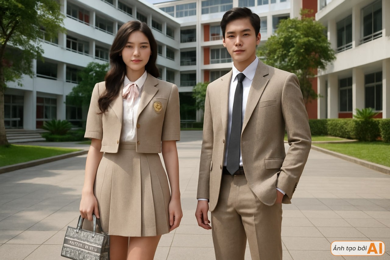Nếu đồng phục sinh viên Việt Nam qua tay Gucci, Dior, Louis Vuitton: Có ai dám mặc đi học không?- Ảnh 2.