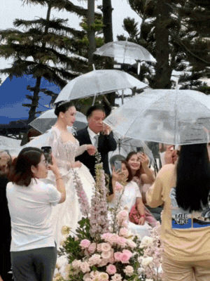 Dàn sao dự đám cưới Hồ Quỳnh Hương: Thiều Bảo Trâm khoe dáng gợi cảm, 