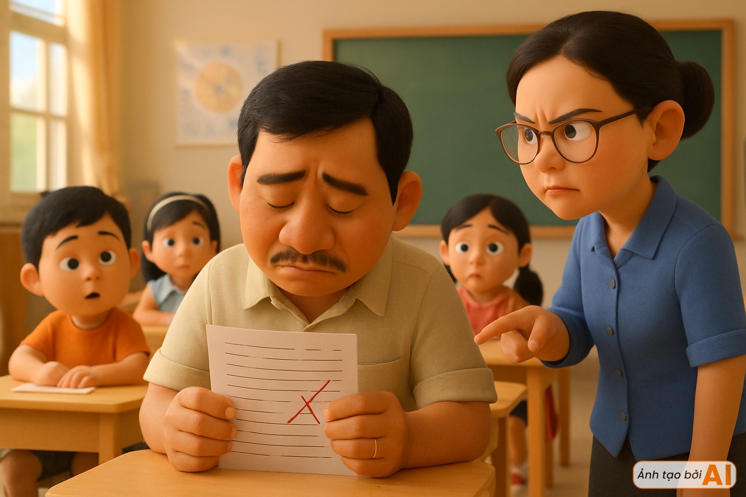 Thử thách một ngày làm "trẻ con": Cha mẹ sẽ hiểu cảm giác bị so sánh, bị phạt, bị la mắng là như thế nào!- Ảnh 2.
