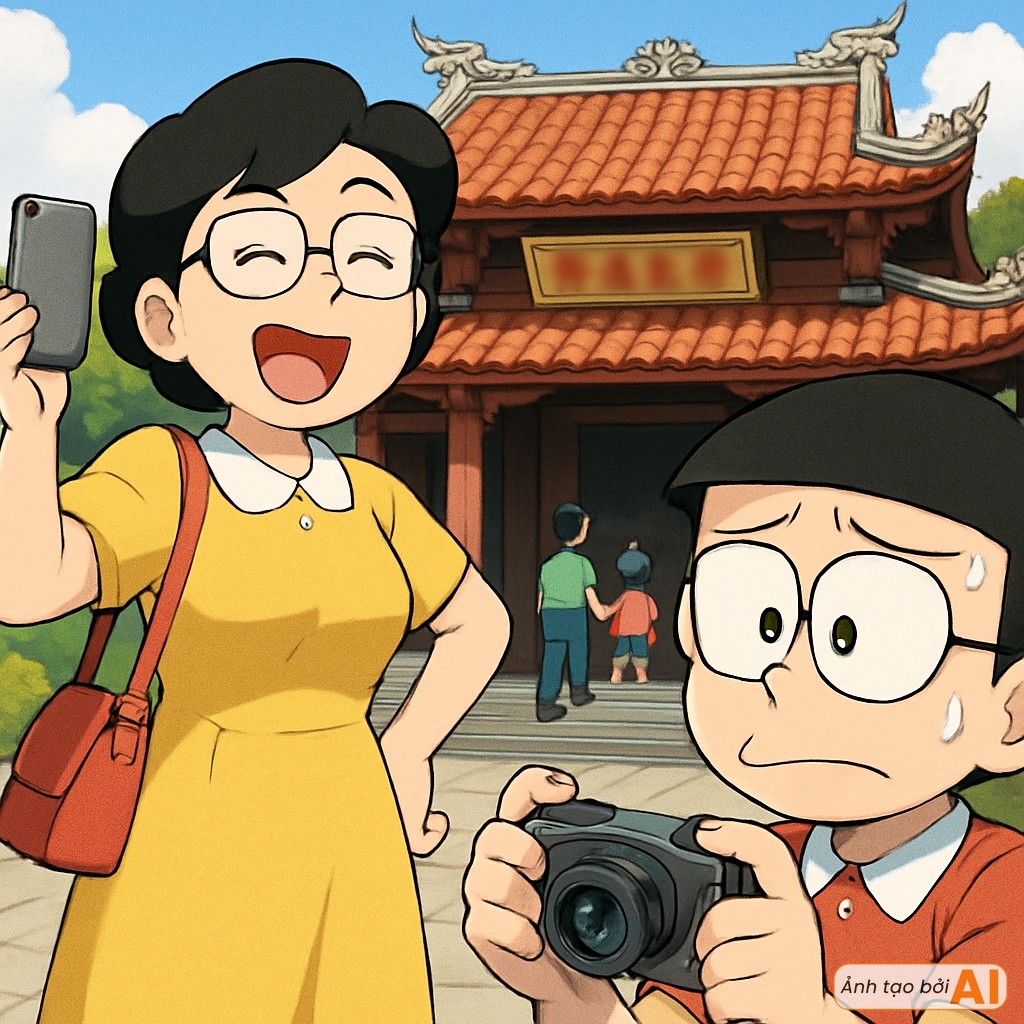 Khi mẹ Nobita dùng cỗ máy thời gian của Doraemon du hành thời gian: Sống ở Việt Nam là lựa chọn thú vị, một ngày 0 điểm- Ảnh 10.