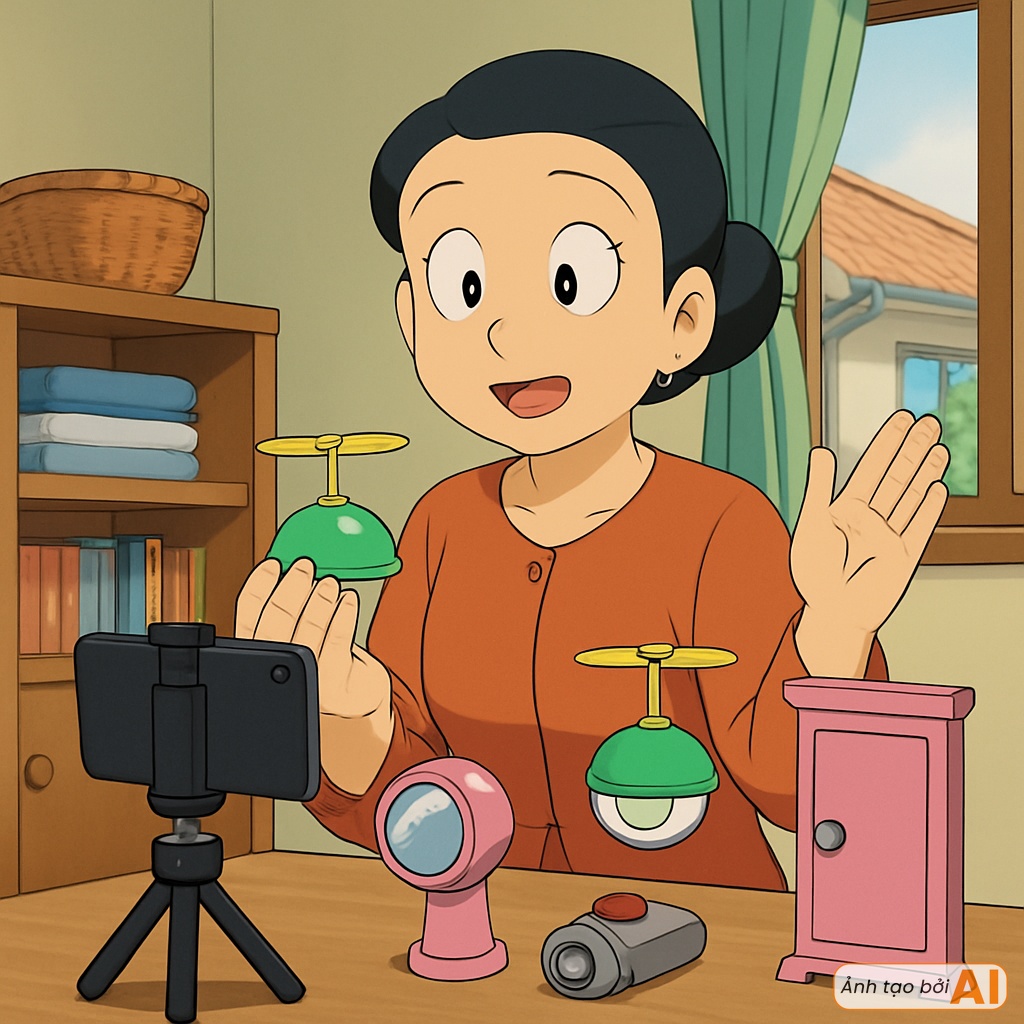 Khi mẹ Nobita dùng cỗ máy thời gian của Doraemon du hành thời gian: Sống ở Việt Nam là lựa chọn thú vị, một ngày 0 điểm- Ảnh 4.