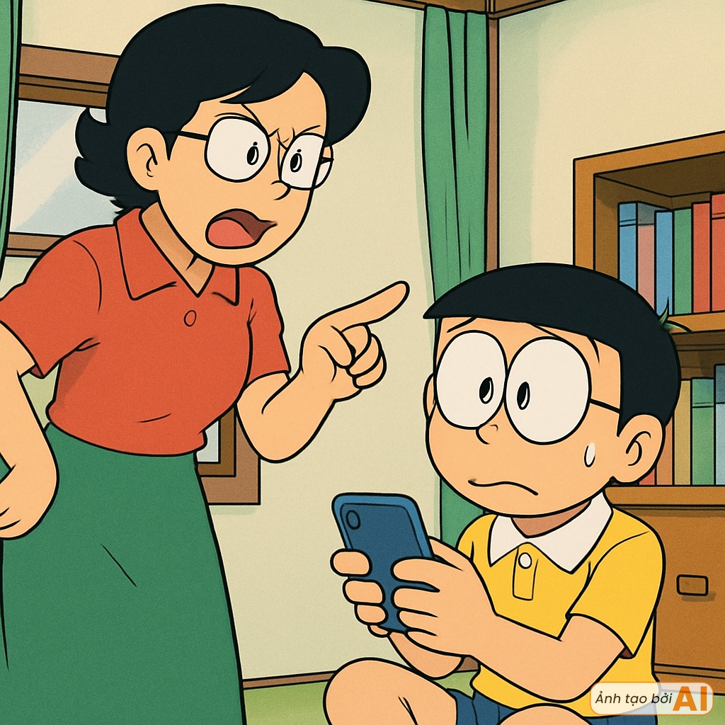 Khi mẹ Nobita dùng cỗ máy thời gian của Doraemon du hành thời gian: Sống ở Việt Nam là lựa chọn thú vị, một ngày 0 điểm- Ảnh 5.