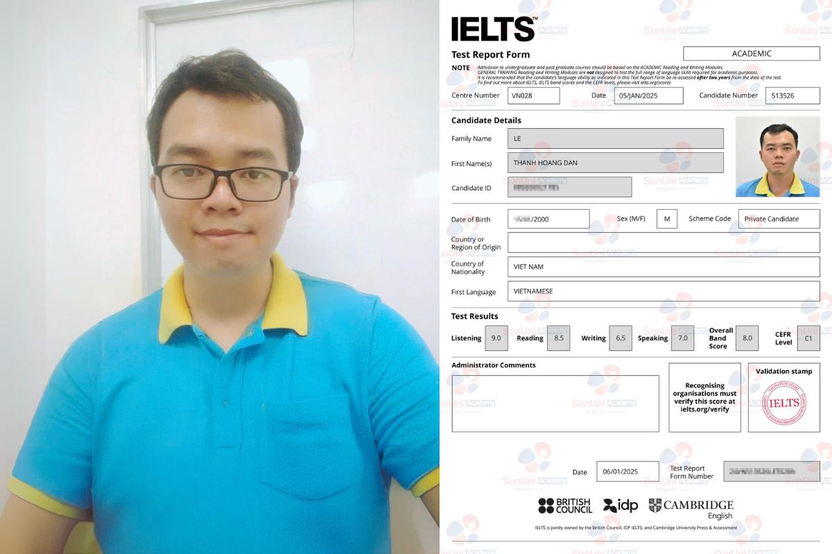 Thầy giáo tiếng Anh chia sẻ bí quyết chinh phục 8.0 IELTS tại SunUni Academy- Ảnh 1.