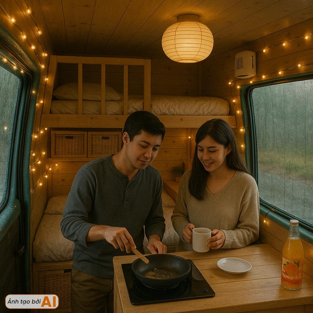 VinFast EC Van hóa “ngôi nhà di động”: Dân mê camping chắc chắn xem là ghiền!- Ảnh 3.