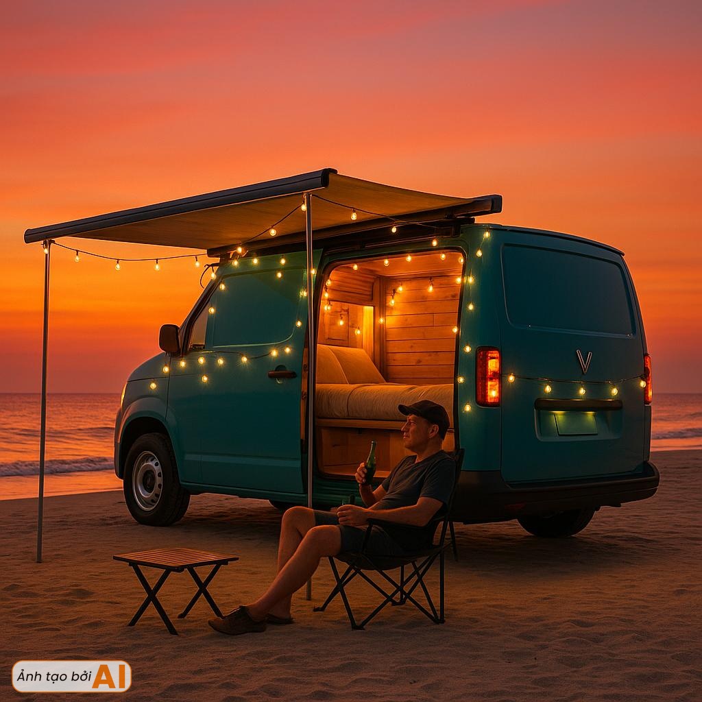 VinFast EC Van hóa “ngôi nhà di động”: Dân mê camping chắc chắn xem là ghiền!- Ảnh 2.