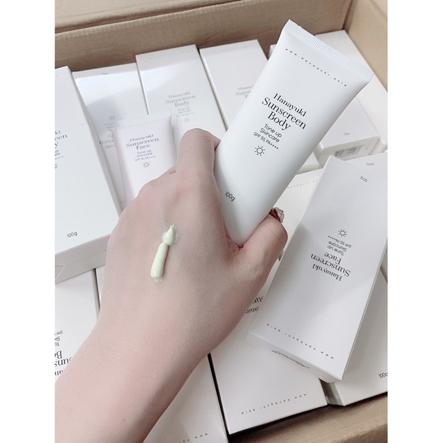 Thu hồi lô kem chống nắng Hanayuki Sunscreen Body do công ty của chồng Đoàn Di Băng phân phối- Ảnh 1.