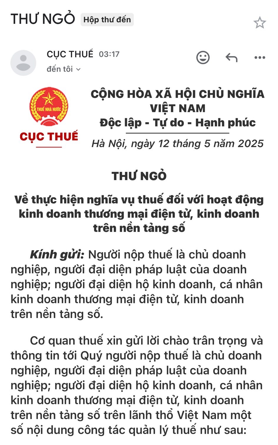 Nhận được mail của Cục Thuế kèm mã QR lúc 3h sáng: Cách nhận biết “hàng real” rất đơn giản- Ảnh 6.