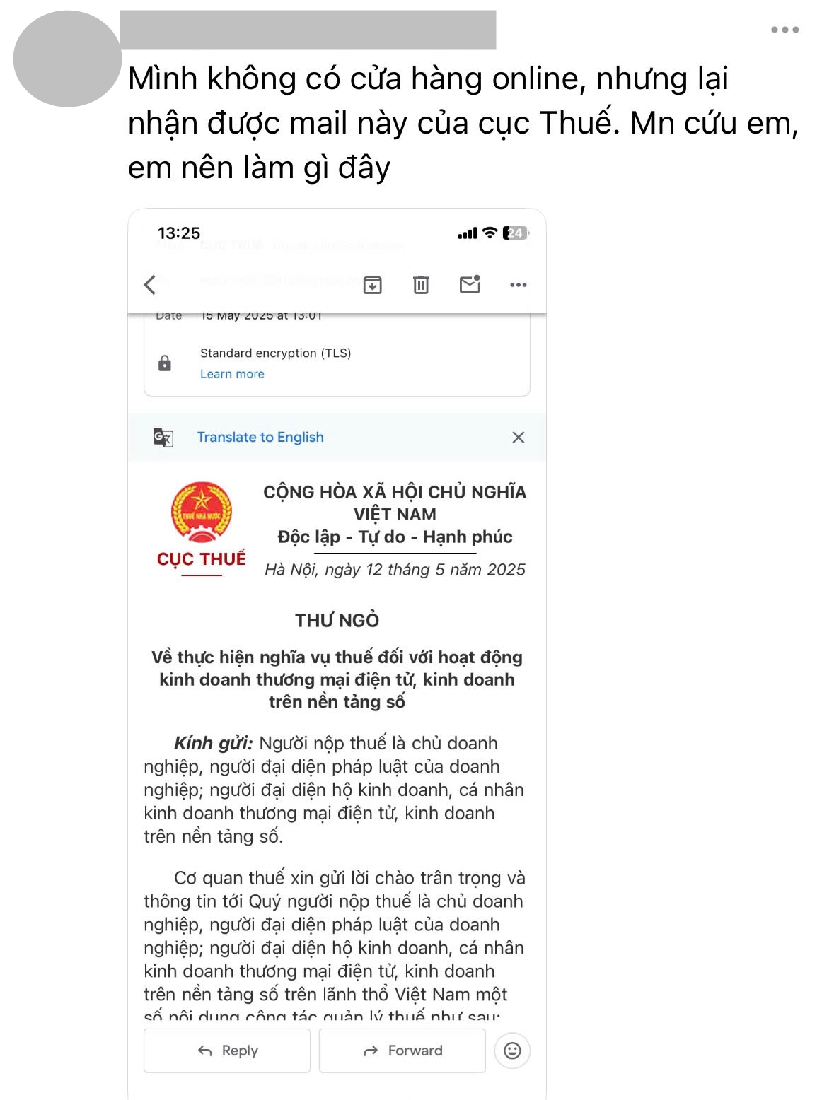Nhận được mail của Cục Thuế kèm mã QR lúc 3h sáng: Cách nhận biết “hàng real” rất đơn giản- Ảnh 4.