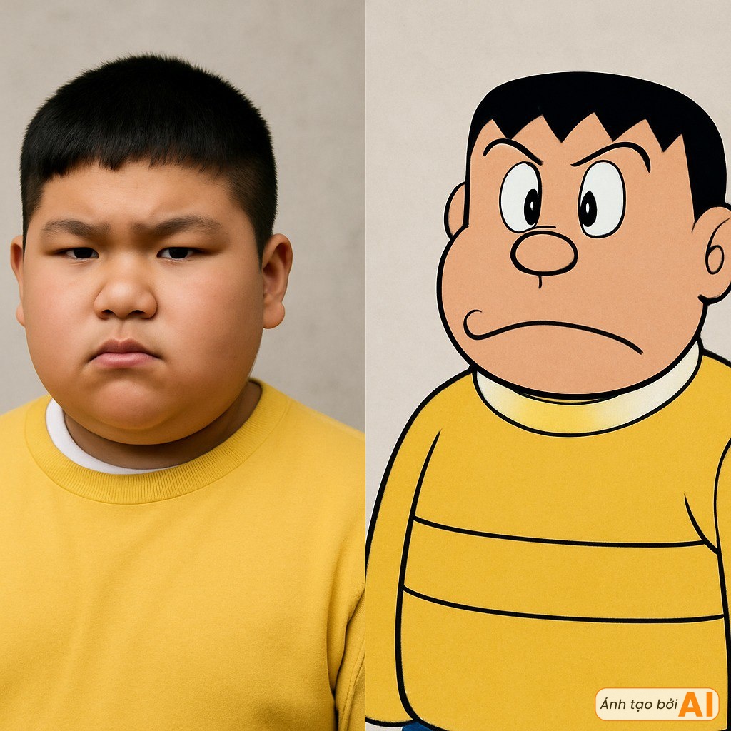 Dàn nhân vật hoạt hình Doraemon hóa người thật: Shizuka đẹp hơn bản gốc, 1 cái tên như xé truyện bước ra- Ảnh 4. Dàn nhân vật hoạt hình Doraemon hóa người thật: Shizuka đẹp hơn bản gốc, 1 cái tên như xé truyện bước ra- Ảnh 4.
