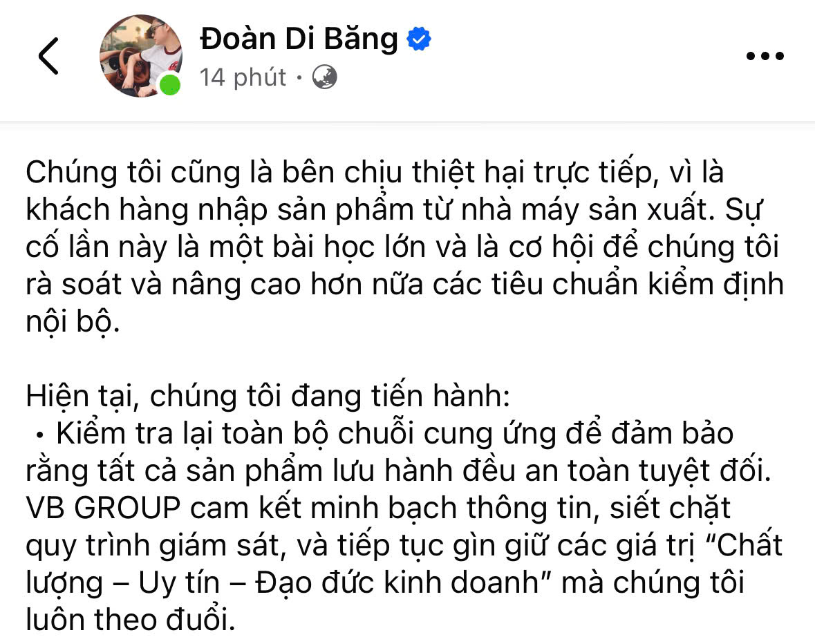Vợ chồng Đoàn Di Băng công khai xin lỗi, nói bị thiệt hại: Phản ứng của netizen mới đáng bàn- Ảnh 2.