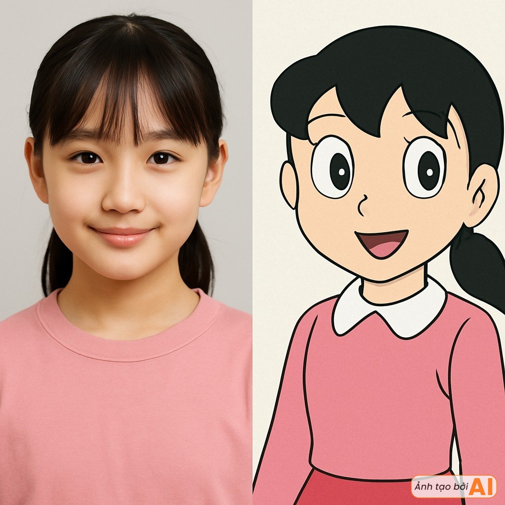 Dàn nhân vật hoạt hình Doraemon hóa người thật: Shizuka đẹp hơn bản gốc, 1 cái tên như xé truyện bước ra- Ảnh 2. Dàn nhân vật hoạt hình Doraemon hóa người thật: Shizuka đẹp hơn bản gốc, 1 cái tên như xé truyện bước ra- Ảnh 2.