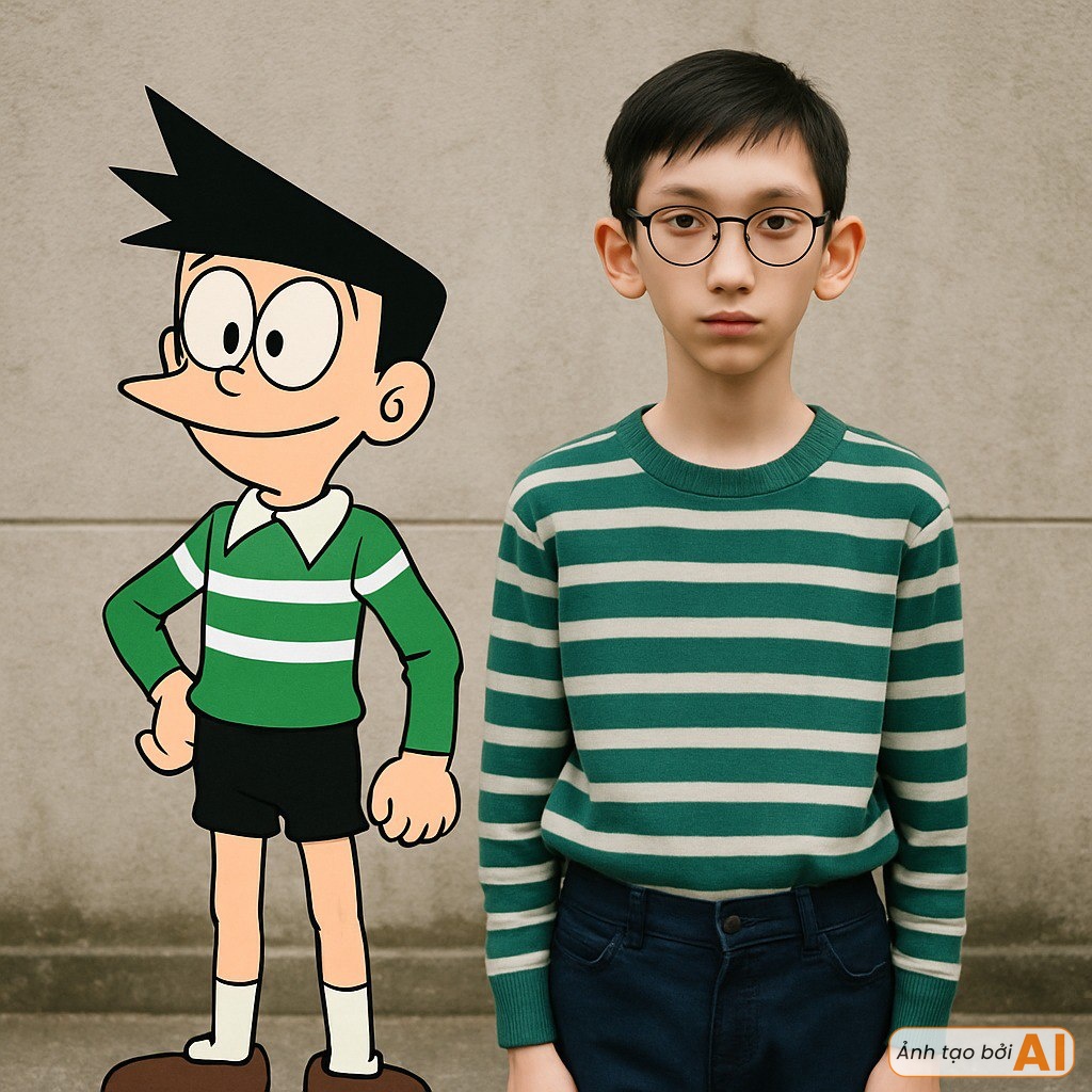 Dàn nhân vật hoạt hình Doraemon hóa người thật: Shizuka đẹp hơn bản gốc, 1 cái tên như xé truyện bước ra- Ảnh 3. Dàn nhân vật hoạt hình Doraemon hóa người thật: Shizuka đẹp hơn bản gốc, 1 cái tên như xé truyện bước ra- Ảnh 3.