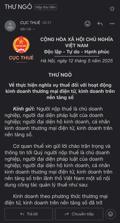 Nhận được mail của Cục Thuế kèm mã QR lúc 3h sáng: Cách nhận biết “hàng real” rất đơn giản- Ảnh 5.