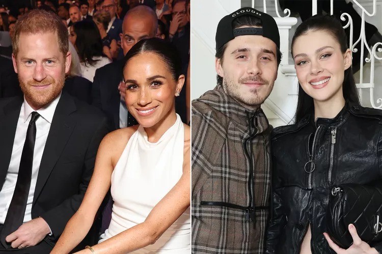 Tình huống không tưởng giữa nhà Beckham với Harry - Meghan- Ảnh 1.