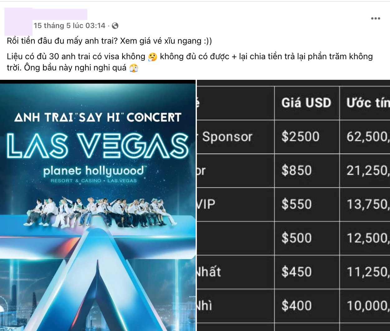 Concert Anh Trai Say Hi tại Mỹ đắt gấp 4 lần concert BTS và BLACKPINK, bị chê “ảo giá” nhưng lượng bán gây bất ngờ- Ảnh 6.