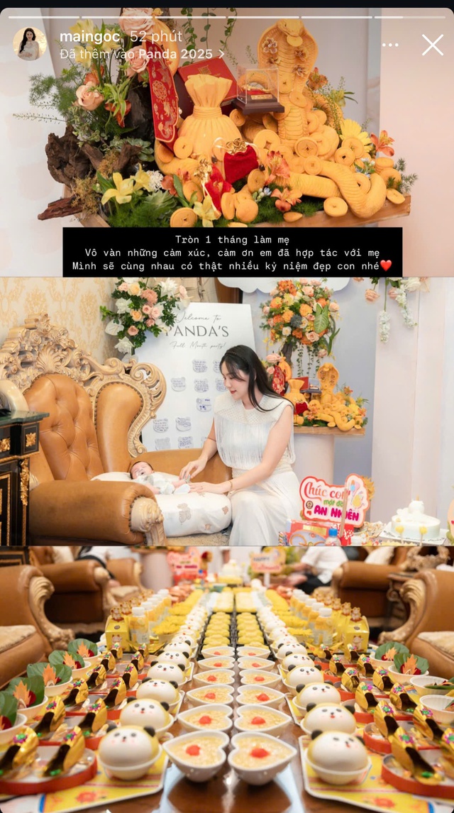 MC Mai Ngọc tổ chức tiệc đầy tháng hoành tráng cho con, để lộ mối quan hệ với nhà chồng- Ảnh 2.