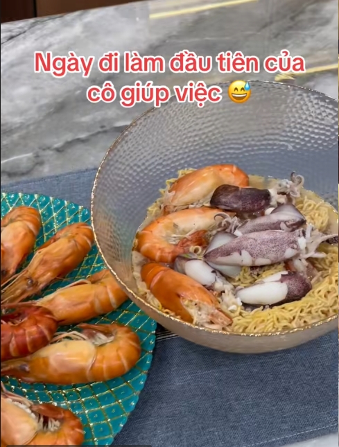 Bát mì của cô giúp việc ngày đầu đi làm cho nhà đại gia thu hút 3 triệu người: Soi kỹ mới biết lý do- Ảnh 2.