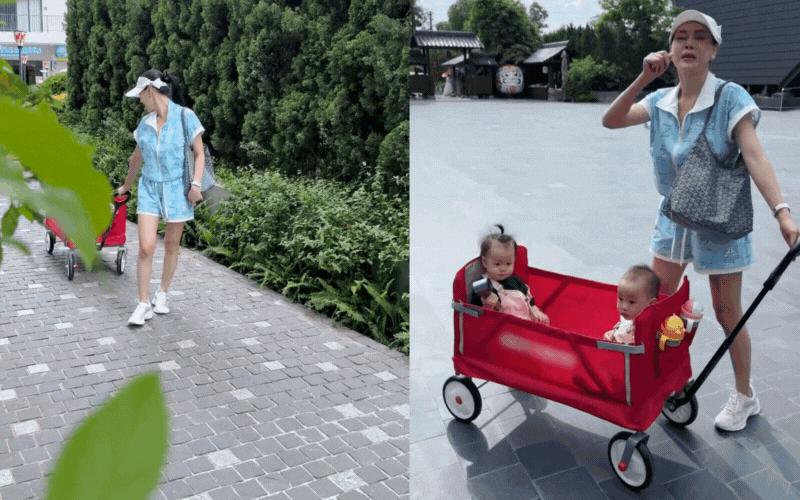 Chiếc xe kéo của Jimmy-Jenny bất ngờ chiếm spotlight trong clip của mẹ Phương Oanh, hội mẹ bỉm đổ xô tìm mua, ngỡ ngàng với mức giá- Ảnh 2.