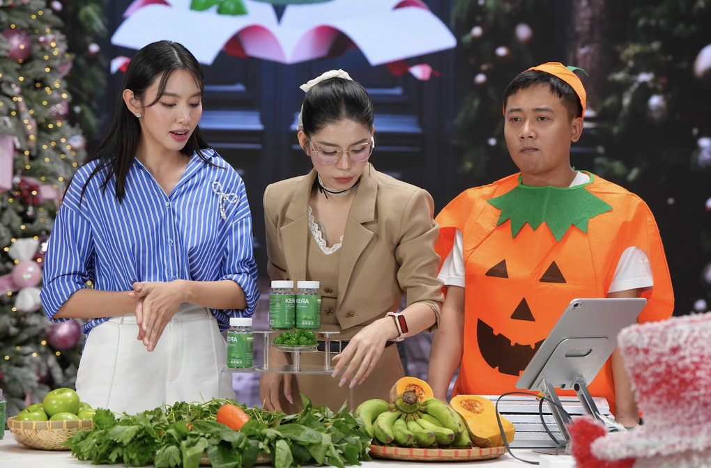 Hoa hậu Nguyễn Thúc Thùy Tiên có vai trò gì trong vụ việc sản xuất, buôn bán kẹo rau củ Kera?- Ảnh 1.