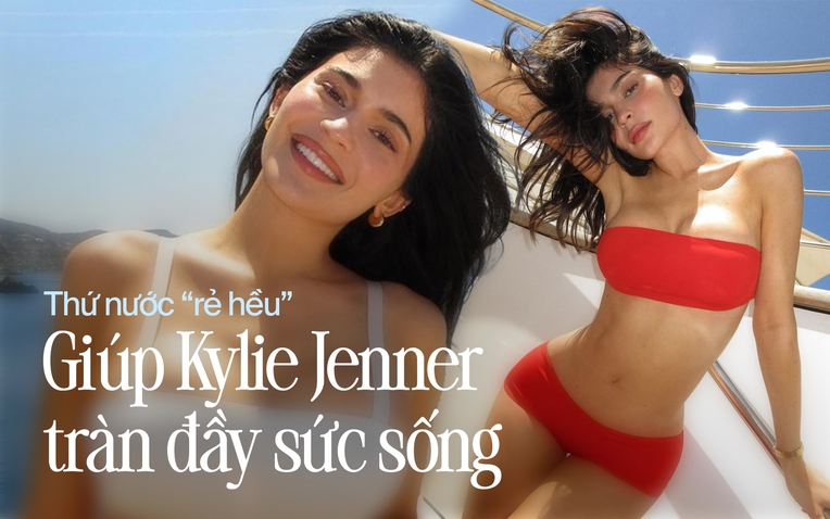 Hot mom triệu phú Kylie Jenner sexy, da căng bóng nhờ sáng nào cũng uống 1 loại nước trước ăn, chợ Việt có nhiều lại "rẻ hều"- Ảnh 1.