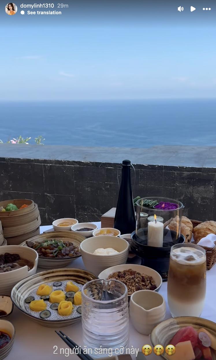 "Dâu hào môn" Đỗ Mỹ Linh tung ảnh hẹn hò Chủ tịch Hà Nội FC ở nước ngoài, bữa sáng thượng lưu gây chú ý- Ảnh 5.