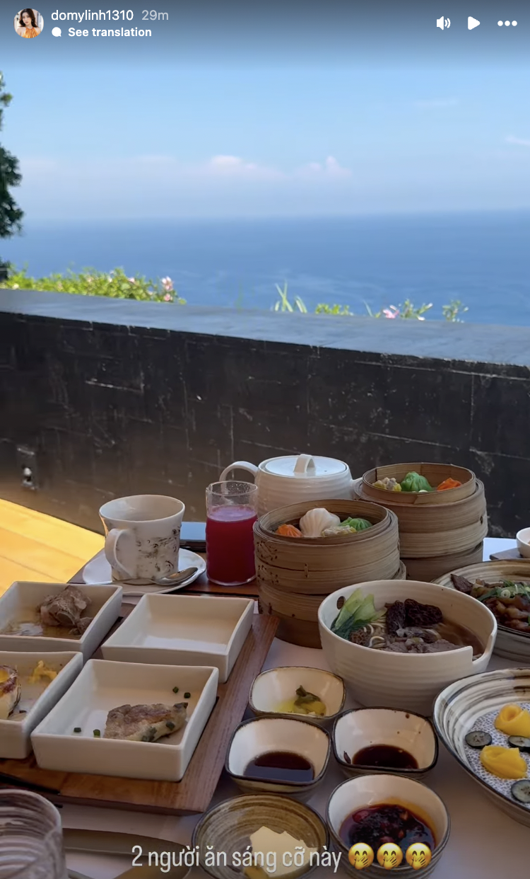 "Dâu hào môn" Đỗ Mỹ Linh tung ảnh hẹn hò Chủ tịch Hà Nội FC ở nước ngoài, bữa sáng thượng lưu gây chú ý- Ảnh 6.